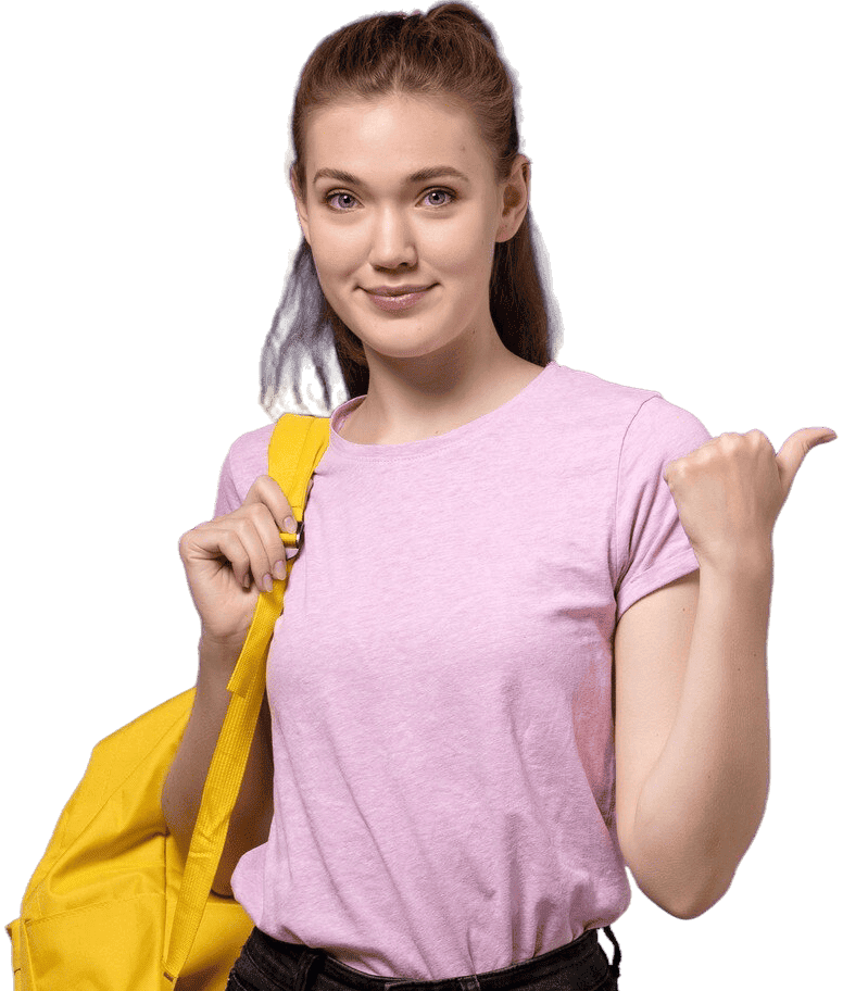 Student happy to learn - popup image