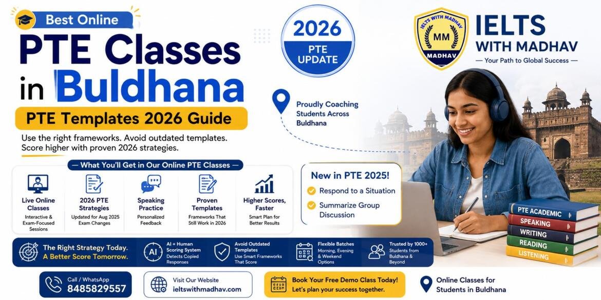 Best Online PTE Classes in Buldhana PTE Templates 2026 Guide