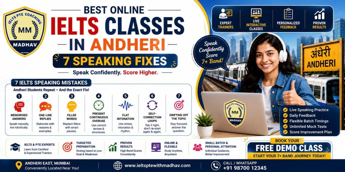Best Online IELTS Classes in Andheri 7 Speaking Fixes