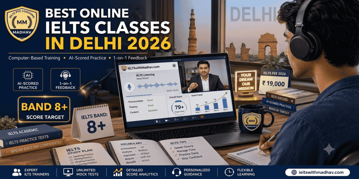 Best Online IELTS Classes in Delhi 2026